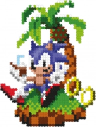 Jixelz Remix Sonic puzzle pixelate din plastic – Chillin' SONIC