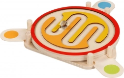 Labirint din lemn cu bilă