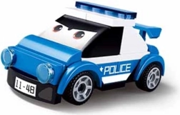 Mașinuță de poliție Sluban cu ochi, tractabilă