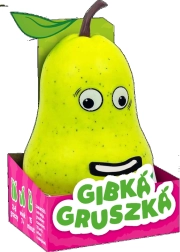 Joc de cărți pentru familie Gibka Gruszka cu cronometru în formă de pară