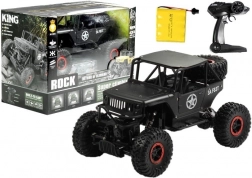 Mașină RC jeep 1:18 neagră