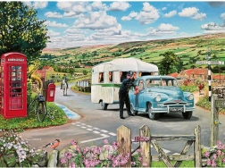 Puzzle drumul spre camping 1000 piese GIBSONS