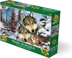 Puzzle 3D Lupi 100 piese