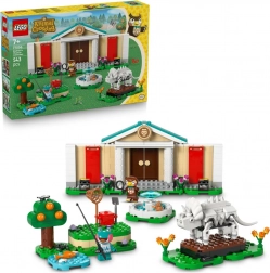 lego animal crossing blathers și colecția muzeală set de construcție