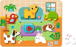 Puzzle de inserare Animăluțe de la 2Kids Toys