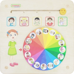 Masterkidz tablă educațională de perete emoții Montessori