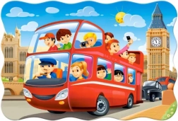 Castorland puzzle maxi de podea autobuz londonez 20 piese