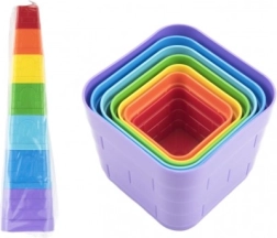 Turn de stivuire din cuburi Technok Kubus piramidă