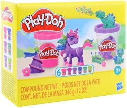 Play-Doh colecție sclipitoare – set de 6 borcănașe de plastilină