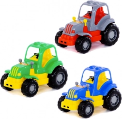tractor din plastic Silas 28 cm pentru copii de la 1 an