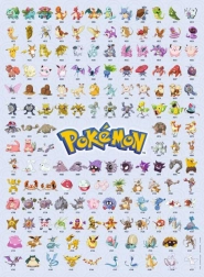 Puzzle cu primii 151 de Pokémoni, 500 de piese