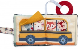 Carte textilă Lilliputiens cu cățelușul Jules