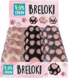 Breloc lăbuță mix 3 modele 12 bucăți display