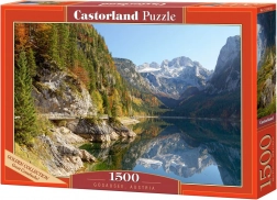 Puzzle Castorland 1500 piese – răsărit de soare deasupra Castelmezzano – Puzzle