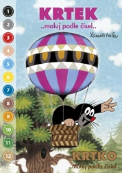 Carte de colorat A5 Cârtița – colorează după numere