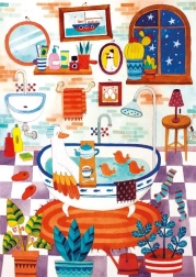 Puzzle Timp pentru baie 1000 piese