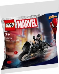 Set de construcție supereroi motocicleta Venom