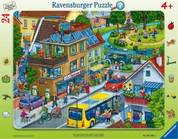 Puzzle Ravensburger Orașul nostru verde 24 piese