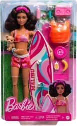 Barbie surferiță cu accesorii de plajă
