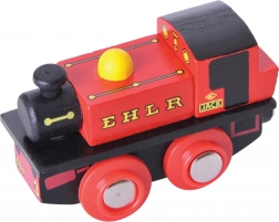 Replika de lemn a locomotivei Jack Bigjigs Rail