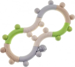 Hess zornăitoare motrică din lemn în formă de cifră opt