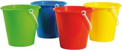 Găleată din plastic pentru nisip și apă (mix de culori)