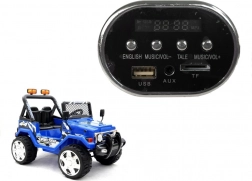 Panel muzical pentru mașină de jucărie Jeep pentru copii