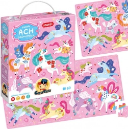 Puzzle Ach Unicorni 60 de piese