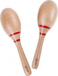 Maracas din lemn pentru copii CLASSIC WORLD
