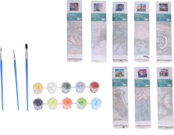 Set creativ pictură după numere - mix 30x40 cm