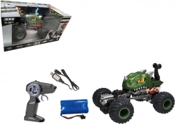 Mașină cascadorie RC verde 1:16