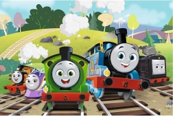 Puzzle 60 piese – THOMAS ȘI PRIETENII: Thomas în excursie Trefl