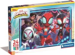 Puzzle 24 maxi super color Spidey și prietenii lui super