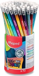 Creion grafit MAPED Black’Peps Energy HB, mix de modele