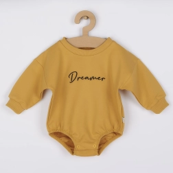 Body tip trening pentru bebeluși baggy Koala Dreamer, culoare muștar