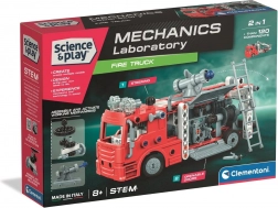 Laborator mecanic – camion de pompieri CLEMENTONI Science & Play