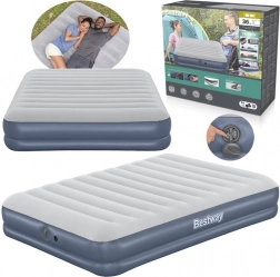 saltea gonflabilă queen BESTWAY Tritech cu pompă cu acumulator 203 × 152 × 36 cm