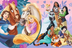 Puzzle Disney Prințese Zâmbetul prieteniei MAXI 24 piese