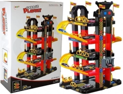 Parcări etajate pe 5 niveluri cu lift pe baterii și 10 mașinuțe, cu lumini