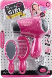 Set de accesorii de coafură pentru copii cu foen pe baterii