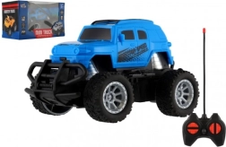 Camion RC mini 1:43 cu telecomandă, cu lumină – Albastru