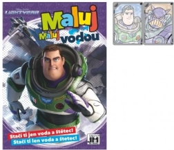 Cărți de colorat Pictează cu apă A5 cu motiv Buzz Lightyear