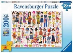Puzzle Ravensburger Flori și prieteni, 200 de piese