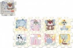 Puzzle de podea din spumă BOBASKI I MIŚ pentru bebeluși 0+