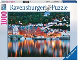 Puzzle Ravensburger Bergen Norvegia 1000 piese