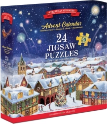 Calendar de Advent puzzle: amintiri de Crăciun 24×50 piese EUROGRAPHICS