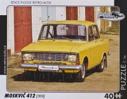 Puzzle Retro Moskvici 412 (1974) - 40 piese