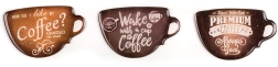 Magneți decorativi Coffee, mix de modele, 3 buc.