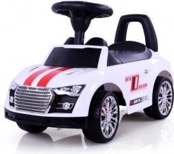 Vehicul de împins pentru copii Milly Mally Racer alb