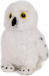 Bufniță de zăpadă din pluș 20 cm pentru bebeluși